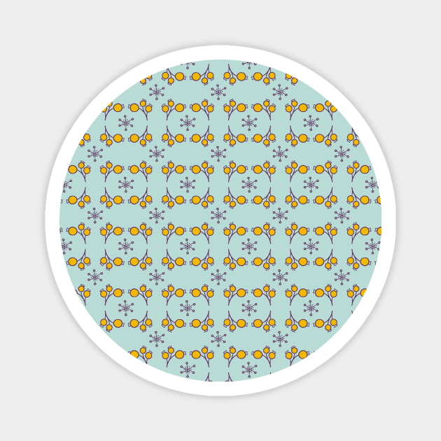 Christmas pattern Magnet by DanielK